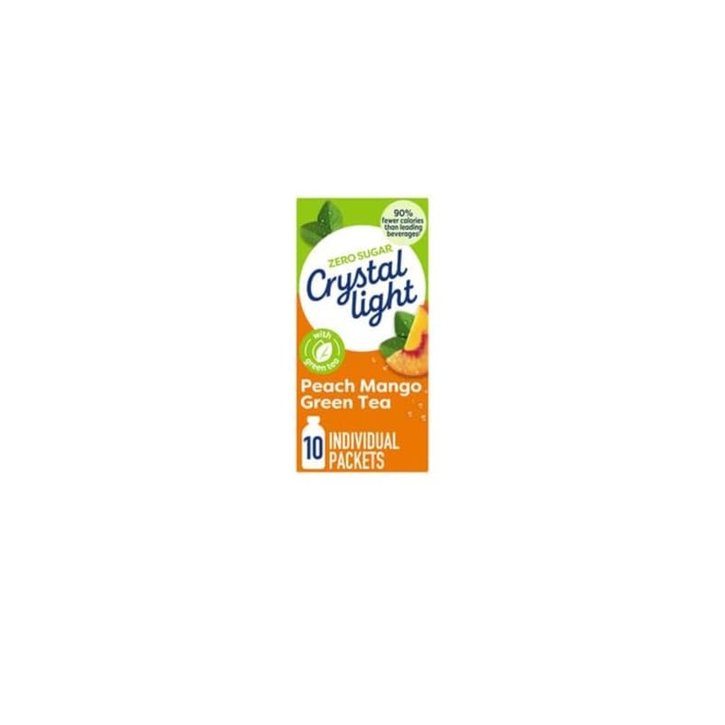 Crystal Light On-The-Go Drink Mix Packets, Zero Sugar Powdered Water