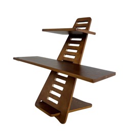 Sleekform Standing Desk Converter - Adjustable Height Sit to Stand Up Desk Riser, Workstation for Office or Home, Tabletop Wood Portable - Walnut