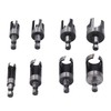 8PCS Set Wood Plug Cutter Drill Bit Hex Shank 4PCS