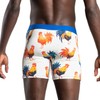 Good Luck Undies Men's Roosters Boxer Brief Underwear, Extra Large