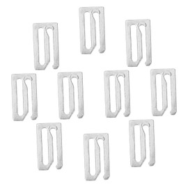 FOMIYES 4sets Men's Barber Cape Buckle Hair Cutting Cape Fixing Clip Small Adjuster 10pcs*4