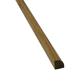 Whitecap 60851 Teak 3/8" H x 3/8" W Quarter Round Molding - 5' Length