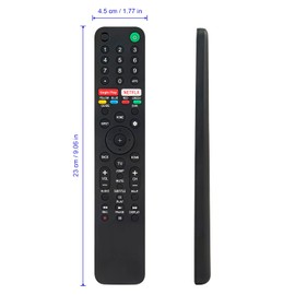 AULCMEET RMF-TX500U RMF-TX600U New Replace Remote Control fit for Sony OLED 4K UHD HDR Smart TV XBR55X950H XBR-55X850G XBR-65X850G XBR-75X850G