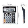 M&G Desk Calculator 12 Digit Extra Large LCD Display Calculator,