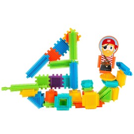 BLOKO 503537 Pirate Figures Set of 50 Multi-Coloured