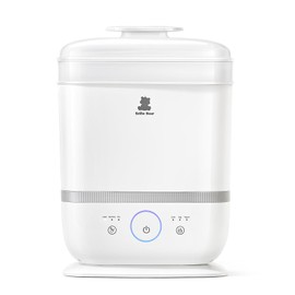 Snow Bear Baby Bottle Sterilizer and Dryer with Touchscreen, 6-in-1 Steam Bottle Sterilizer for Baby Bottles Pacifier, Breast Pump Part, 13 Bottles Extra-Large Capacity for Fast Drying Baby Essential