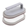 FOMIYES 2-Pack Kitchen Cleaning Brush Dish Scrubber Sponge Multi-use Reusable