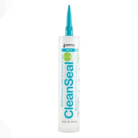 Clean Seal Active Enzyme Caulk, Kitchen & Bath, White, 10.5 oz. (Pack 1)