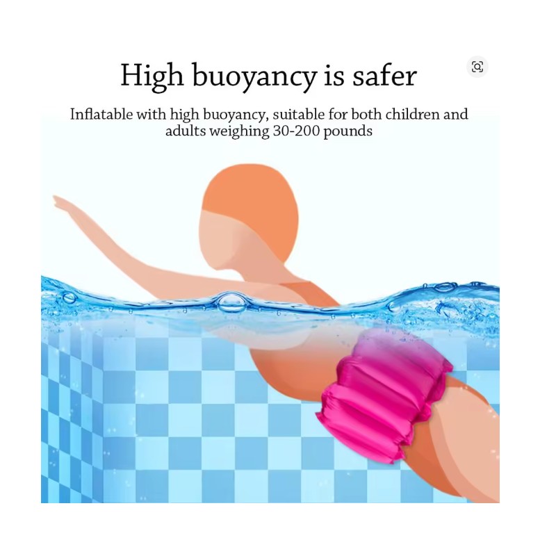 Summer Thickened Inflatable Swim Belt Adjustable Protable Swimming Training Waist
