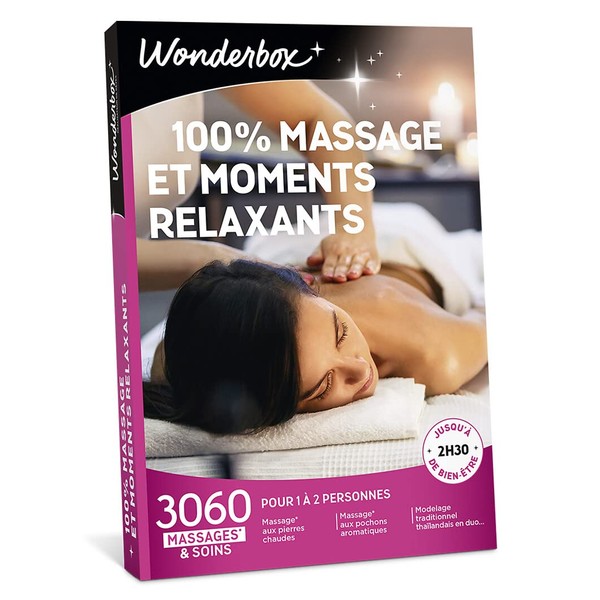 Wonderbox - Coffret Cadeau - Bien Être - 100% Massage Et Moments Relaxants - 1 Activité pour Se Relaxer