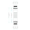 Universal Flexible Waste Pipe Connector - 1.1/2 Inch (40mm), Perfect