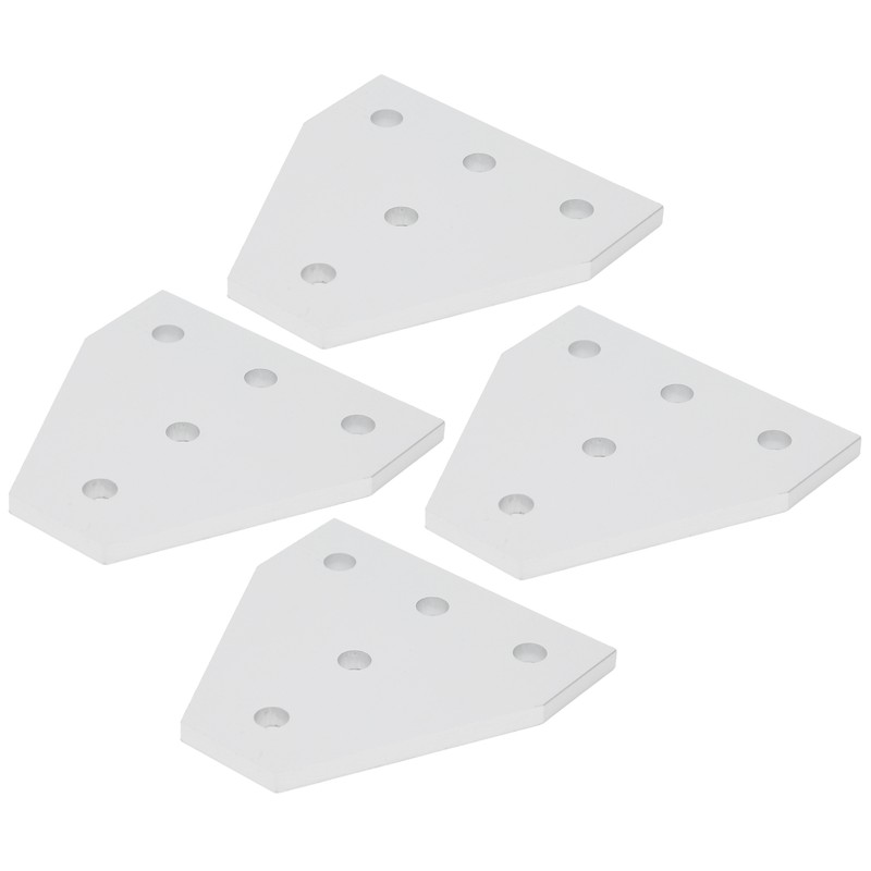 203040 T Shape Joining Plate Aluminium Alloy 5‑Hole Joint Bracket