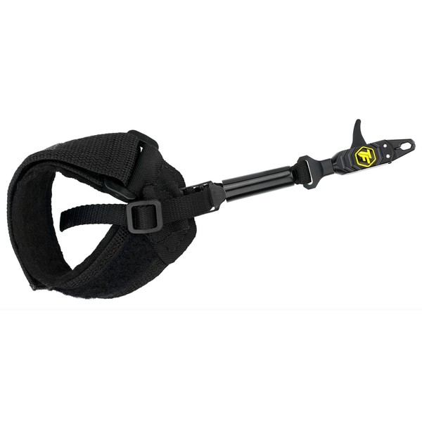 TruFire Patriot Flex Archery Compound Bow Release - Adjustable Black Wrist Strap