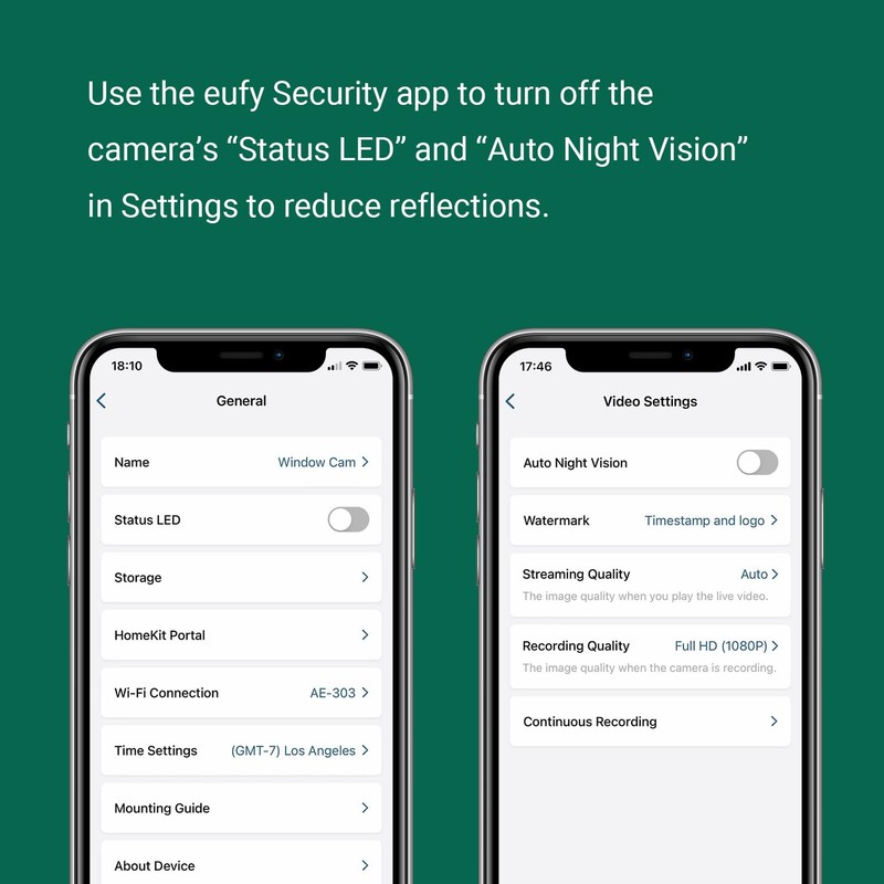 Holicfun Window Mount for Eufy Indoor Cam C120