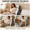 Ergonomic Reading Pillow for Bed, Sofa & Chair, Supportive Backrest