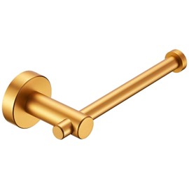 Gold Toilet Paper Holder, Wall Mount Toilet Paper Roll Holder for Bathroom, Washroom, Tools and Home Improvement