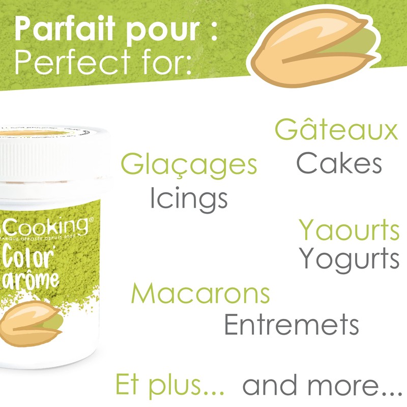 Youdoit Green Food dye Pistachio Flavor - 10 g