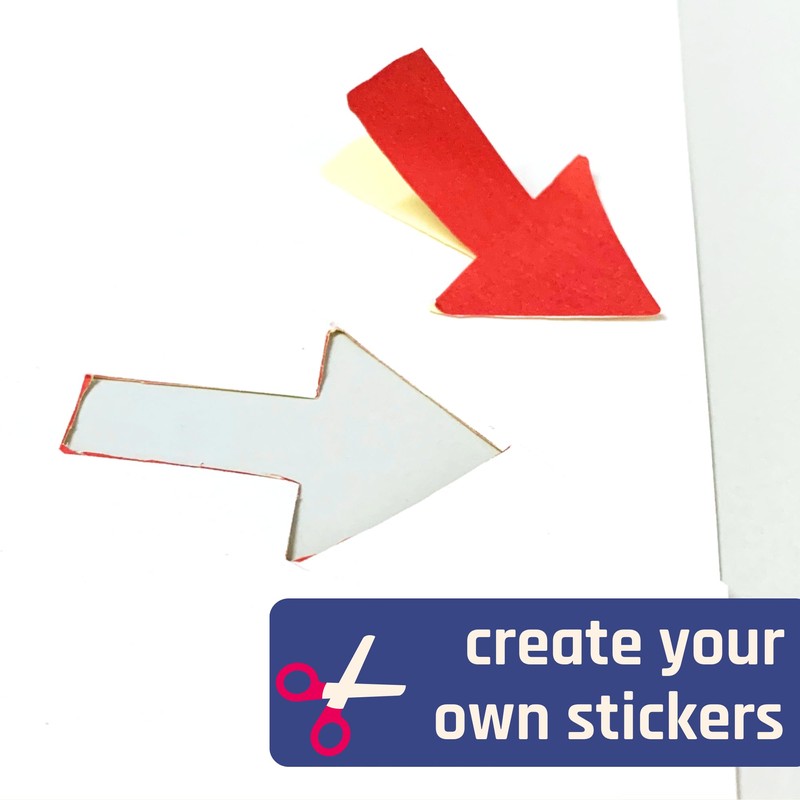 15 Sheets - Sticker Paper for Printer A4, Laser/Inkjet Printable,