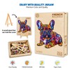 Wooden Puzzles for Adults, French Bulldog Wooden Jigsaw Puzzle Unique