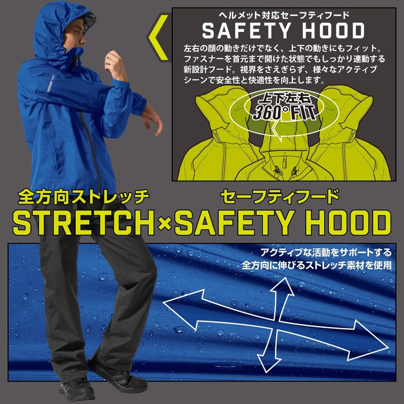 Makku AS-5130 Rain Suit Black 4L