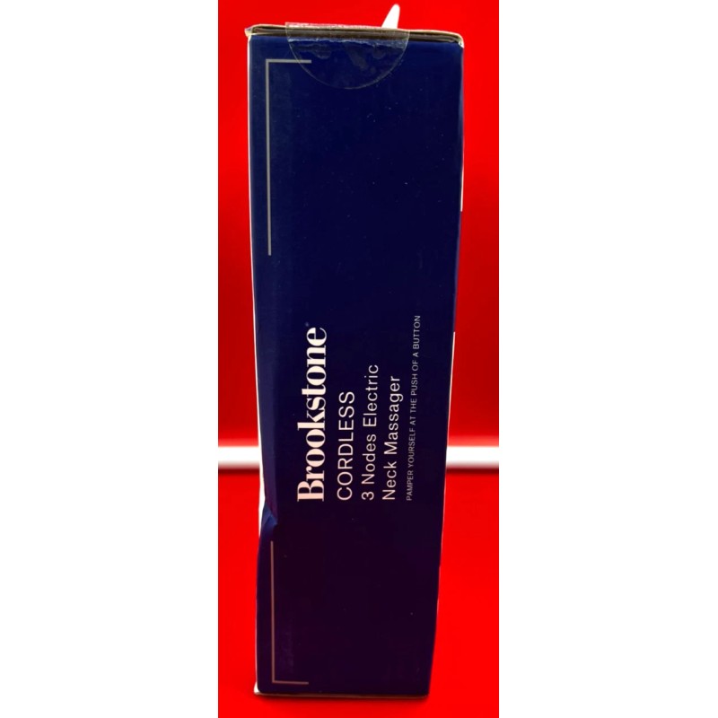 Brookstone Cordless 3 Nodes Electric Neck Messager Relax Deep Tissue