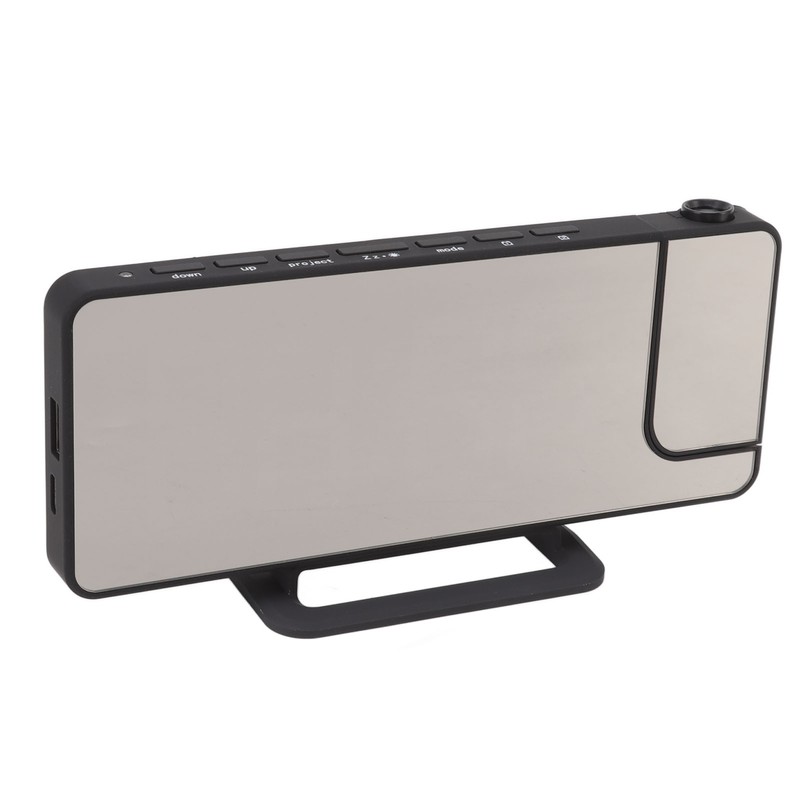 Digital Projection Alarm Clock LED Display USB Powered Auto Sensitivity