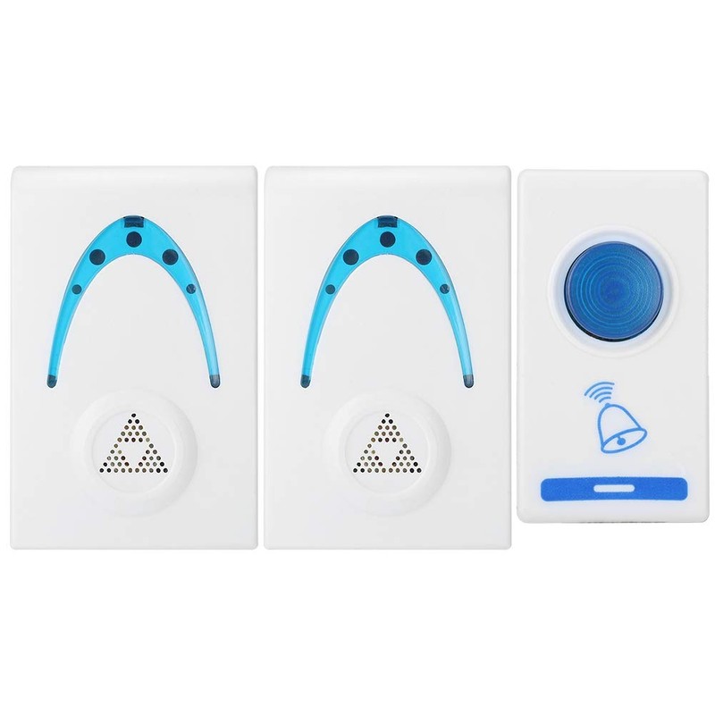 Wireless Doorbell, Melody Home Doorbell Remote Control Button Doorbell LED