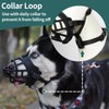 BARKLESS Dog Muzzle, Silicone Basket Muzzle for Small Medium Large