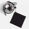 ZONADAH 3.5W 6V Solar Panel & USB Fan, Portable Solar