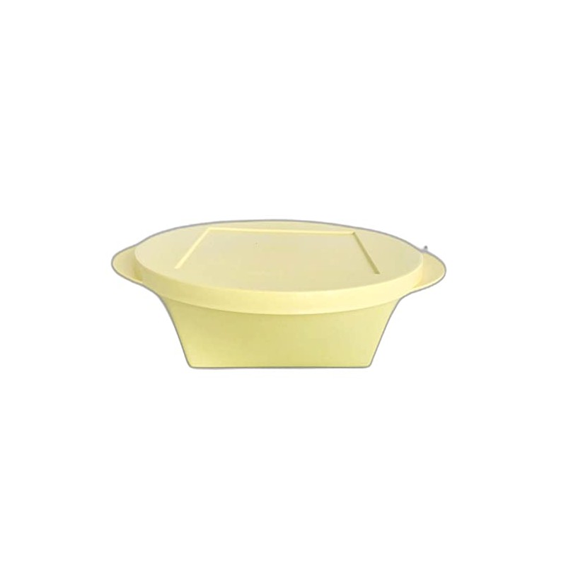 Tupperware Mediterrano Schüssel 600 ml hellgelb gelb Servierschüssel Servierschale Salatschüssel