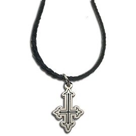 Great Eastern Entertainment x Hunter Chrollo Necklace, Silver & Black
