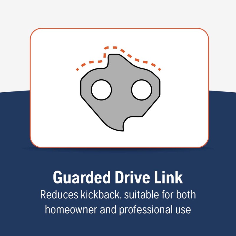 Husqvarna 531300441 H-80 Chainsaw Chain, Orange/Gray 20 inches