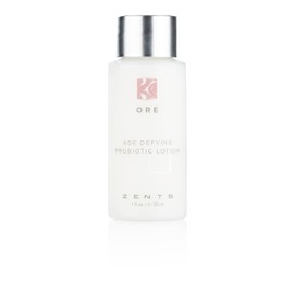 Zents Age Defying Probiotic Lotion (Travel Size - Ore Fragrance) Anti-Aging Body and Hand Cream with Organic Shea Butter & Hyaluronic Acid, 1 fl oz, TSA Approved
