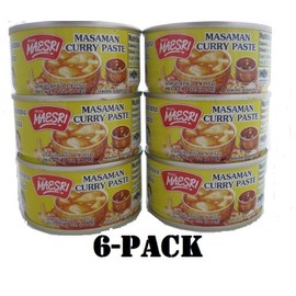 Maesri Thai Masaman Curry Paste - 4 Oz (6-PACK)