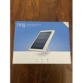 Ring White Ring Super Solar Panel 5W Barrel Plug Connector For Spotlight Cam/ Stickup