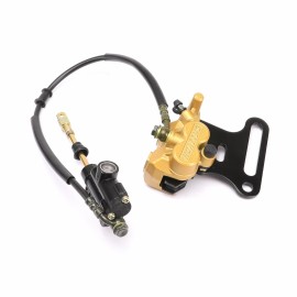 Unbranded Hydraulic Rear Disc Brake Caliper Master Cylinder Pads for Pit Dirt Bike Quad US