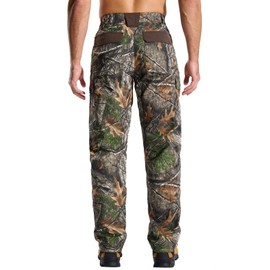LOOGU Men's Camo Hunting Pants with 6-Pocket, Water-Resistant Breathable Quick-Dry Cargo Pants for Hunting Hiking Fishing
