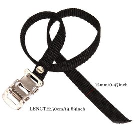 YYwenting 4 Pcs Bike Pedal Straps Lashing Straps Bike Rack Strap Binding Stabilizer Straps Foot Pedals Clips Buckle Band for Exercise Spin Bike Outdoor Bicycles