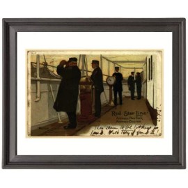 Cruise Ship Red Start Line  - Picture Frame 8x10 inches - Poster - Print - Poste