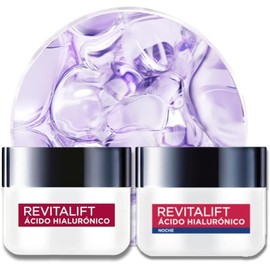 L'Oral Paris Rutina facial hidratante Revitalift cido Hialurnico (2 piezas): Crema de da FPS20 50ml Crema de noche 50ml. Hidrata y rellena lneas de expresin, para todo tipo de piel