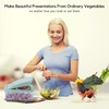 Brieftons QuickPush Food Chopper: Vegetable Dicer Slicer, Onion Cutter, 3