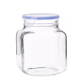 Borgonovo Superblock Contenedor Hermetico de Vidrio de 2 lt,