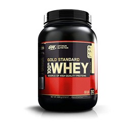 OPTIMUM NUTRITION - 100 Whey Gold Standard, vainilla, 2 libras                                                                                        