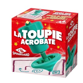 Blackrock Games La TOUPIE ACROBATE - Spinning Top Game - From 6 Years - Children's Game - Skill and Creativity - Create Your Routes
