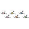 Fusion Crystal Multicolor Espresso Set