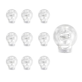 Nzexlyva 10PCS Plastic Cord Lock Stopper End Spring Stop, Small Single Hole Trouser Drawstring Toggle, Roman Blind Clips for Shoe Clips, Toggles Rope End for Drawstring Clothing, Shoelace, Bag