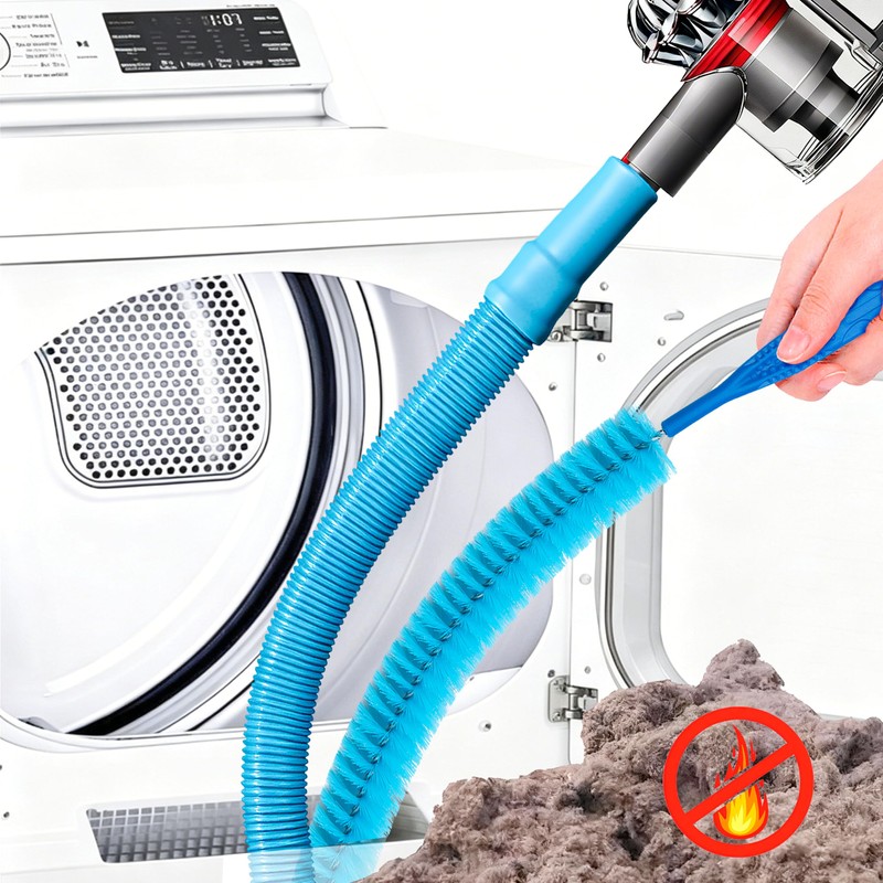 Dryer Vent Cleaner Kit,5 Piece Universal Vent Cleaner with Vacuum