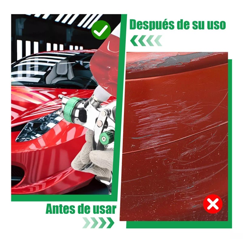 MXNLPJ Pistola Gravedad Pintura Automotriz De 600ml 1,4/1,7/2,0 Mm