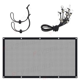 PCVBMLAUT Dog Backseat Barrier Net for Cars SUVs Trucks 45 * 24 inches Pet Protection Net Dog Mesh Gate Car Divider Vehicle Gate Cargo Barrier, 1Pcs