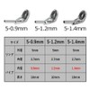 Top Guide Rod Guide, Stainless Steel Fishing Rod, Tip (0.2